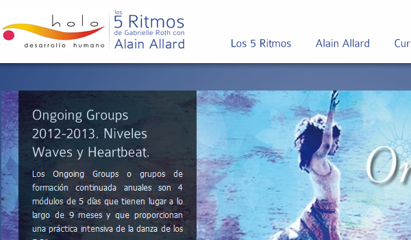Gabrielle Roth’s 5 Rhythms with Alain Allard in Spain